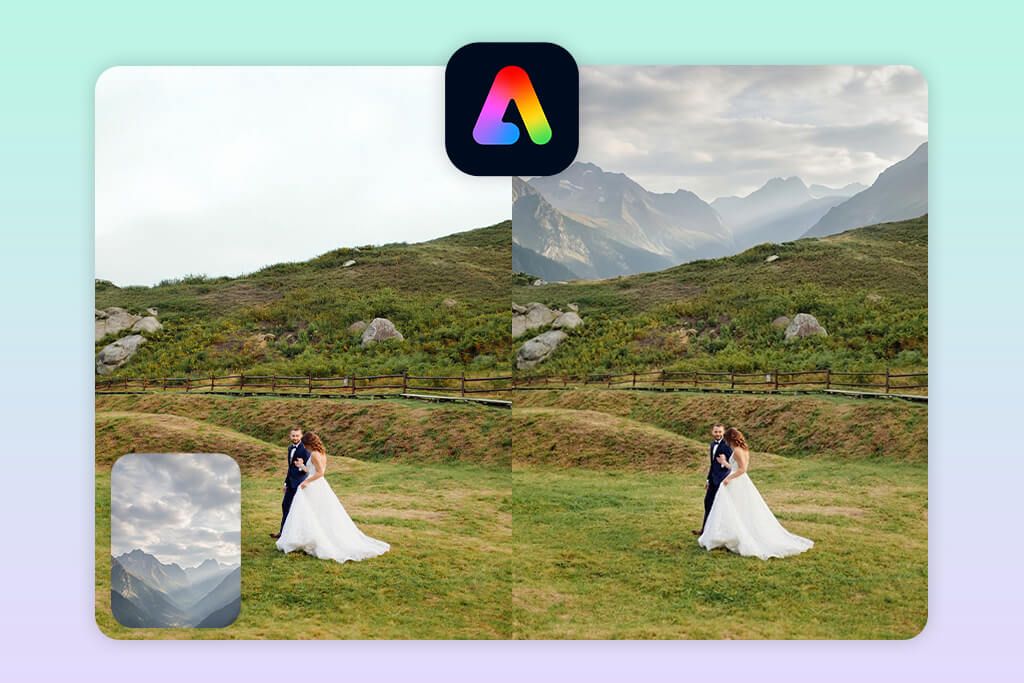 adobe express photo merge app