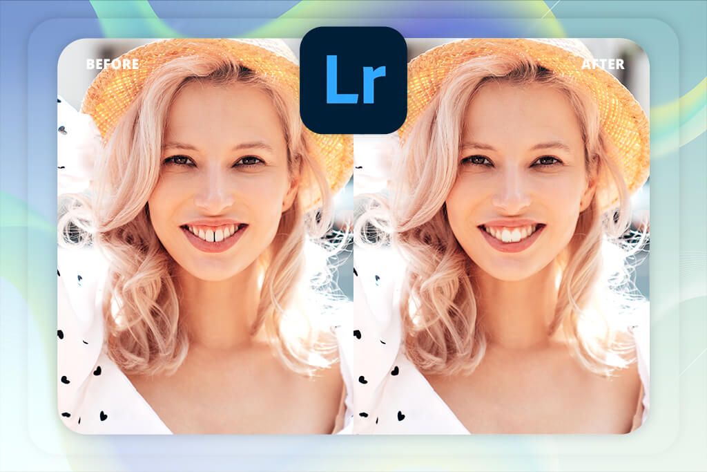 adobe lightroom app to fix gap in teeth