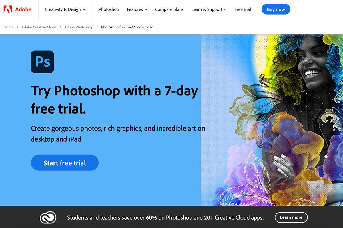 download photoshop 7 trial