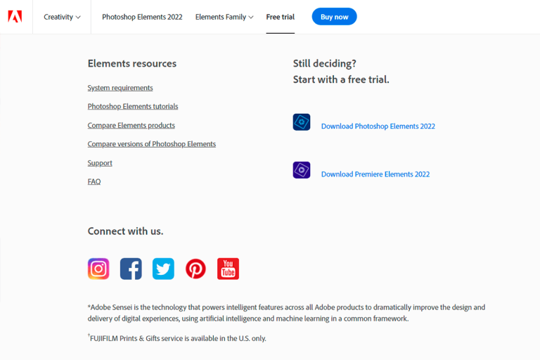 adobe photoshop elements trial free download