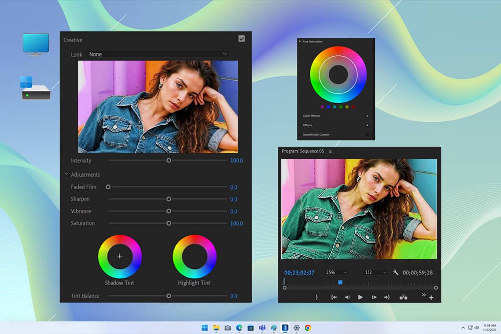 adobe premiere pro software for color grading