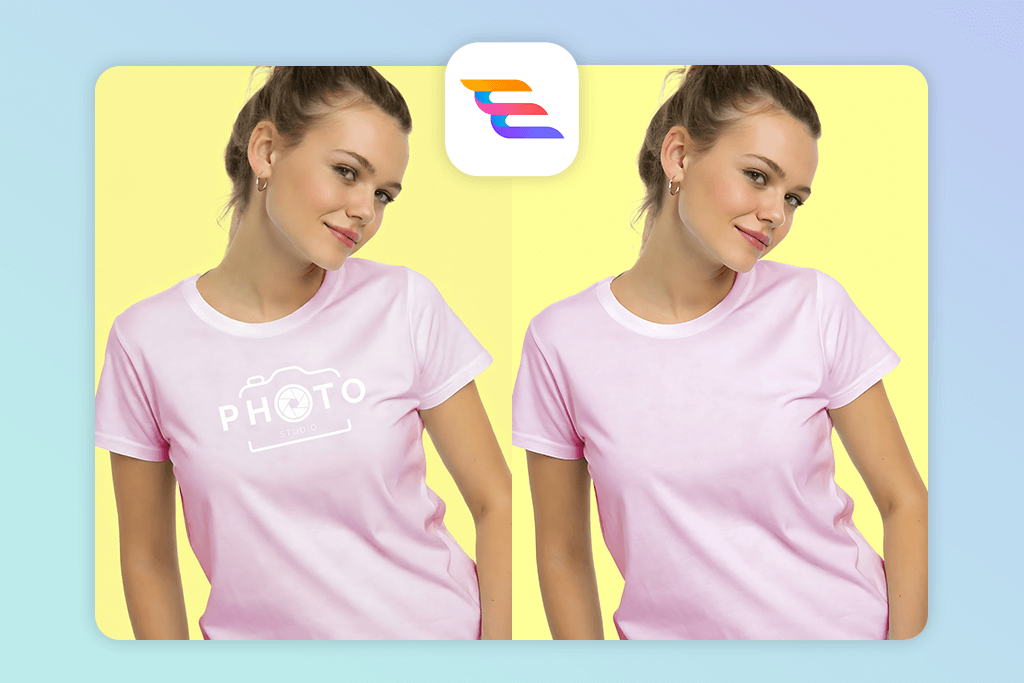 aiease remove logo from shirt app