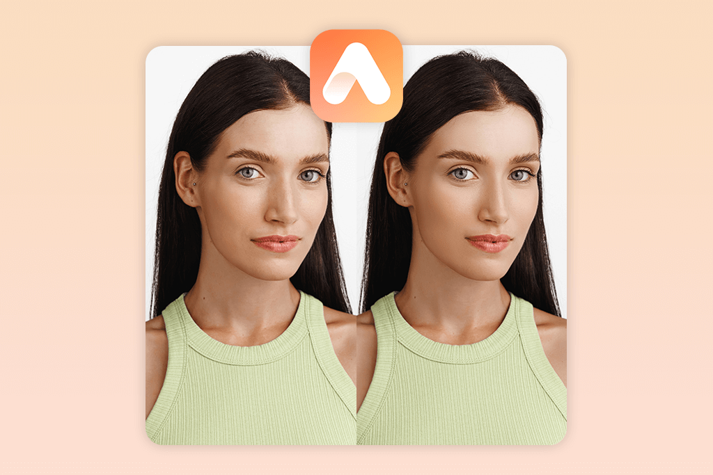 airbrush app to fix asymmetrical face in photos