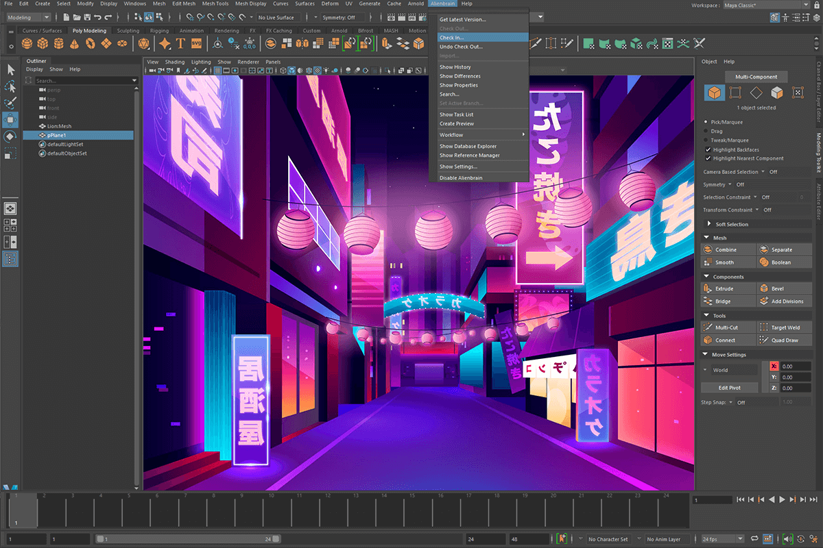 autodesk maya animation software for anime