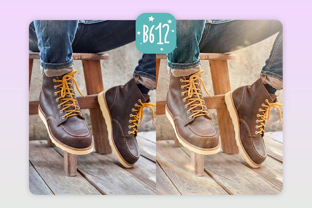 b612 ai photo & video editor app for product photography