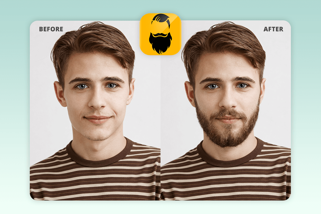 beard cam app interface