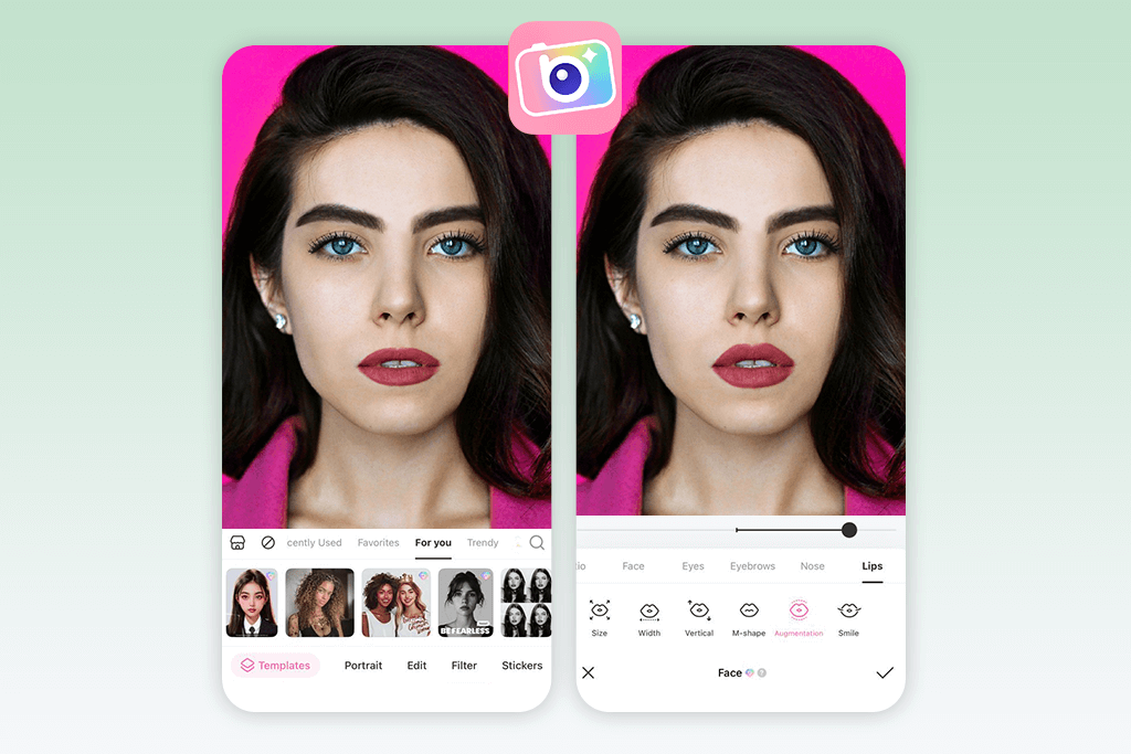 beautyplus lip plumper app