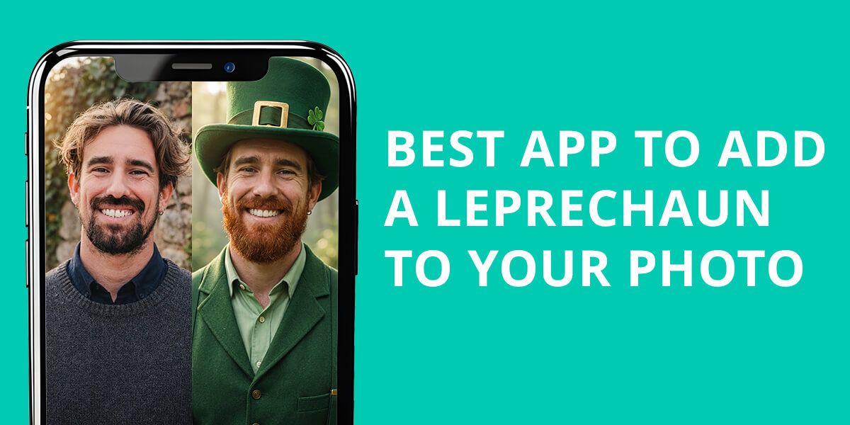 best app to add a leprechaun to your photo cover