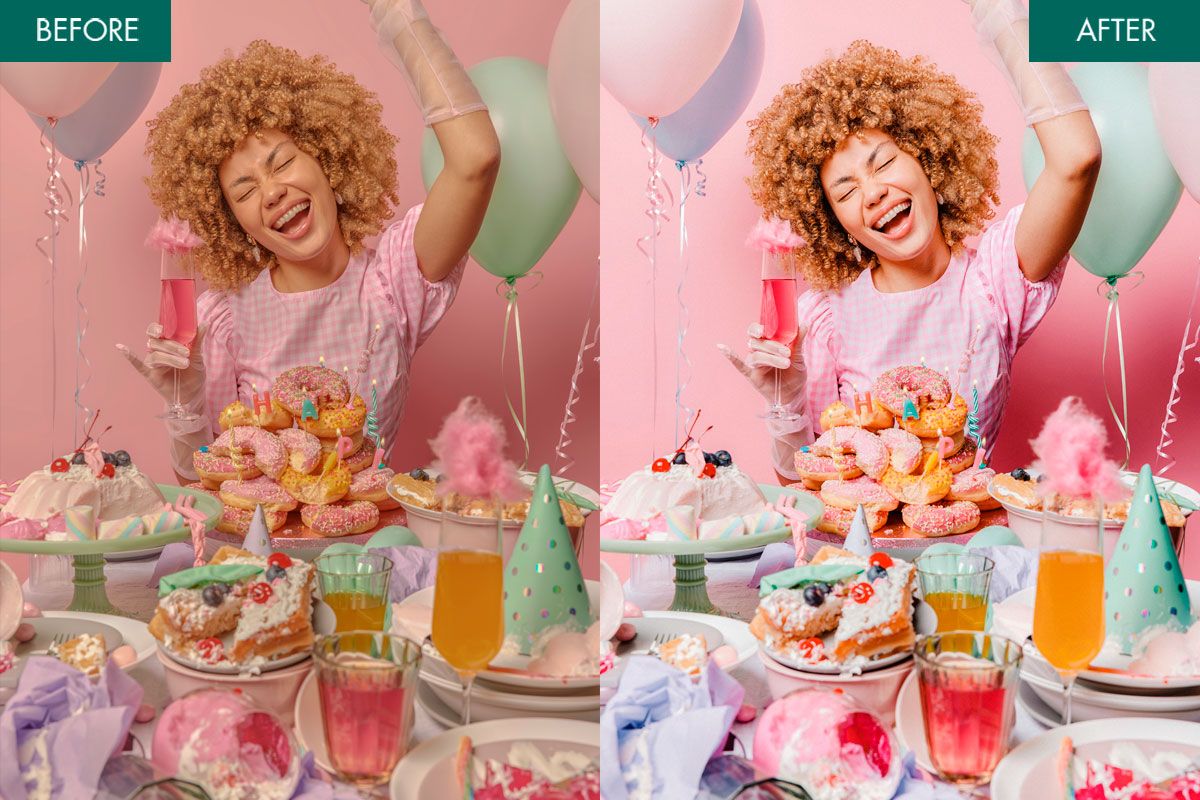 birthday photoshoot ideas color correction