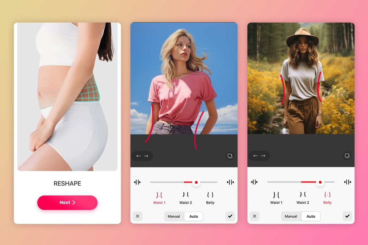 body tune app to make you look skinny