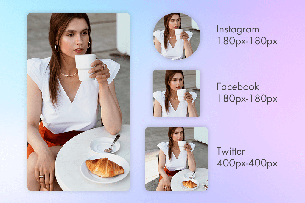 coffee and croissant moment profile picture ideas
