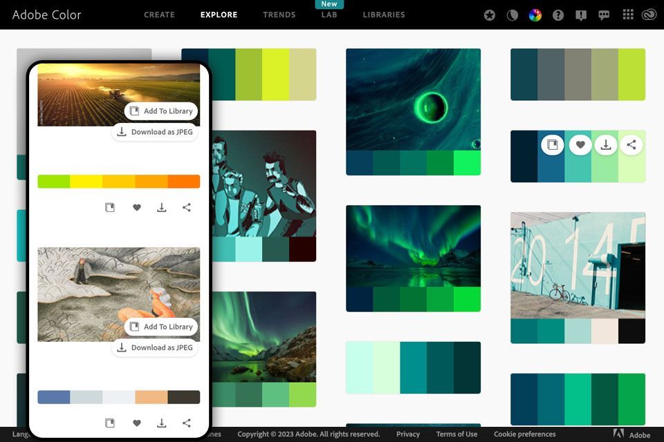 color free adobe app