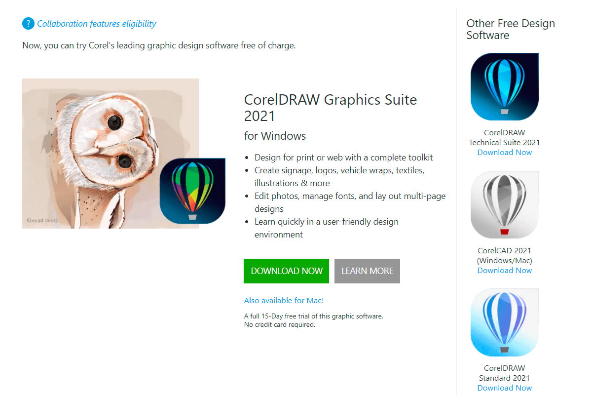 coreldraw free trial download