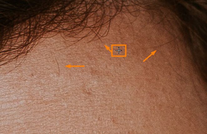 edit hair in adobe photoshop