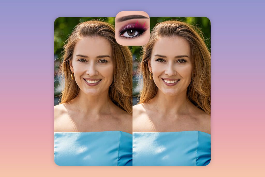 eyelashes photoeditor app to add eyelashes to photo