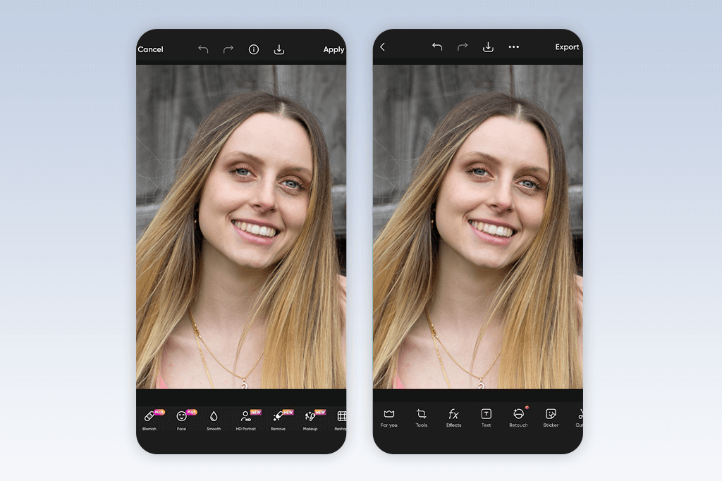 forehead shrinker picsart