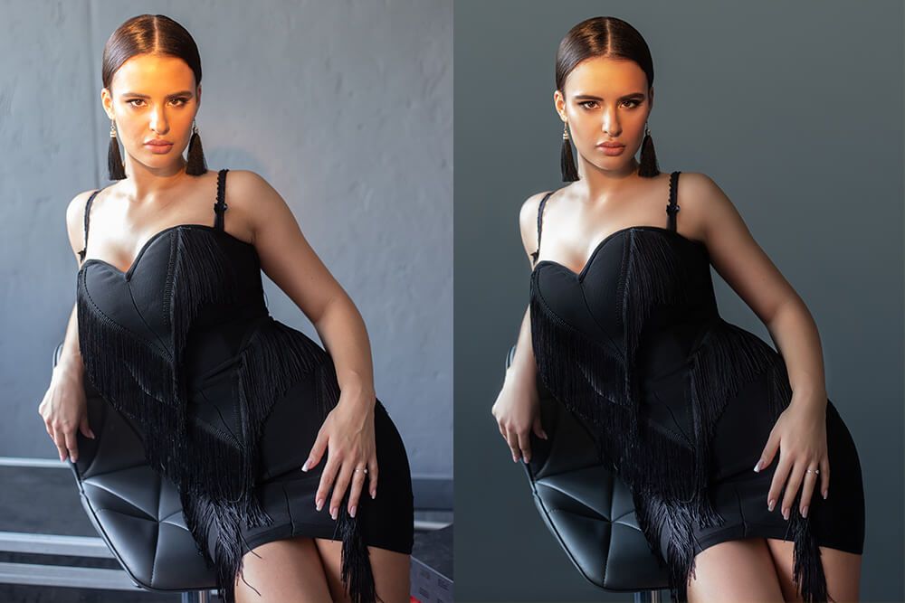 high end photo retouching Services Backdrop enhancement