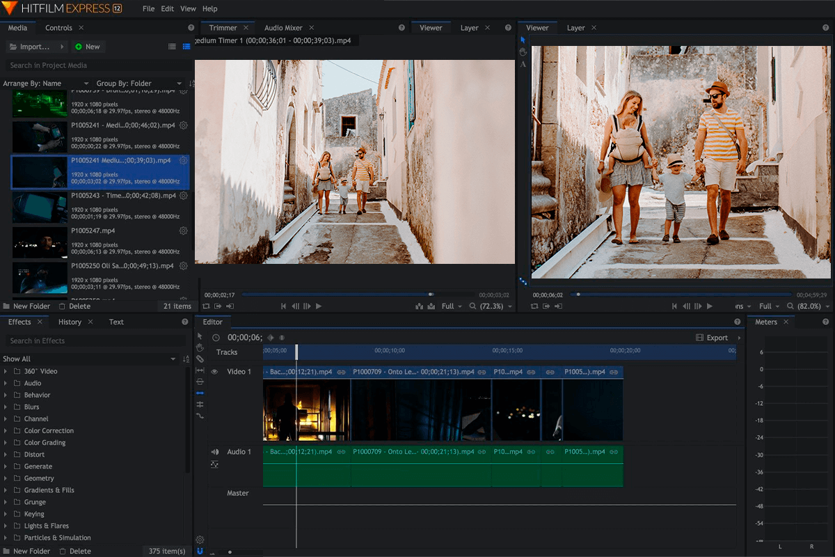 hitfilm express free video editor