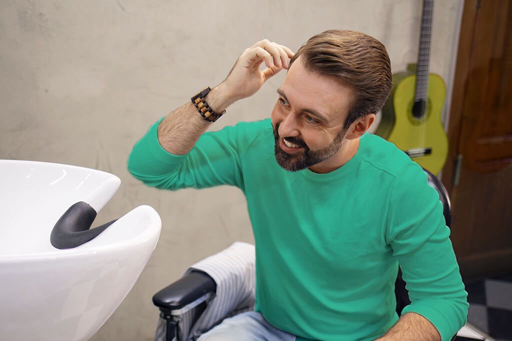 how to cover a bald patch without editing