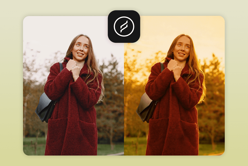 lens distortions app for golden hour edit