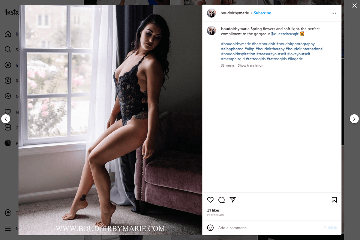 marie best boudoir photographer