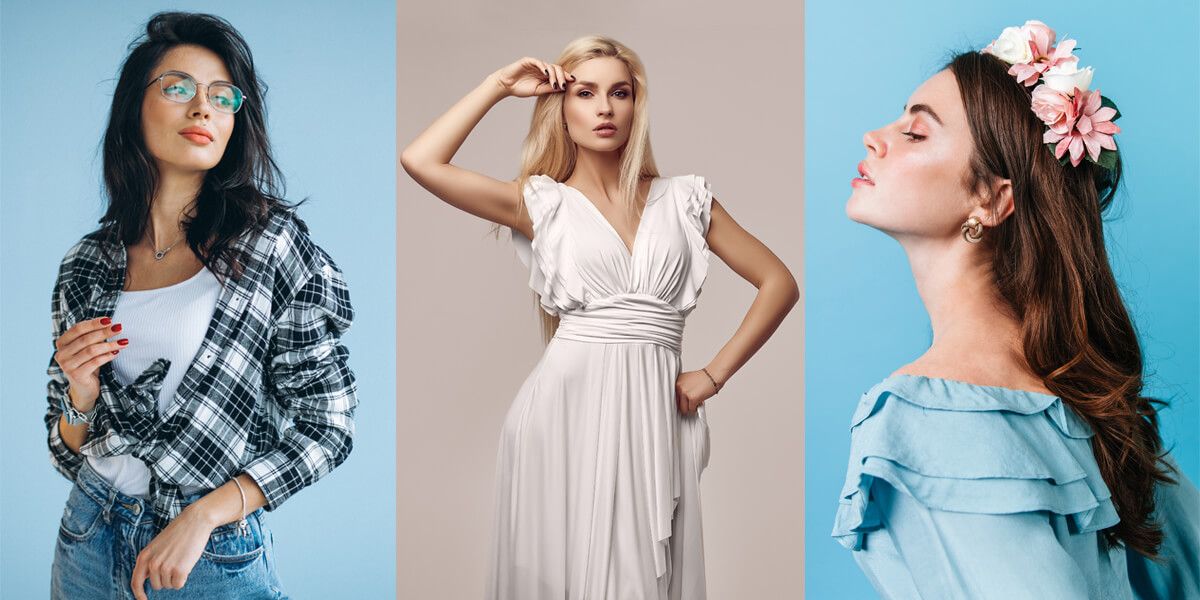 model poses for photoshoot