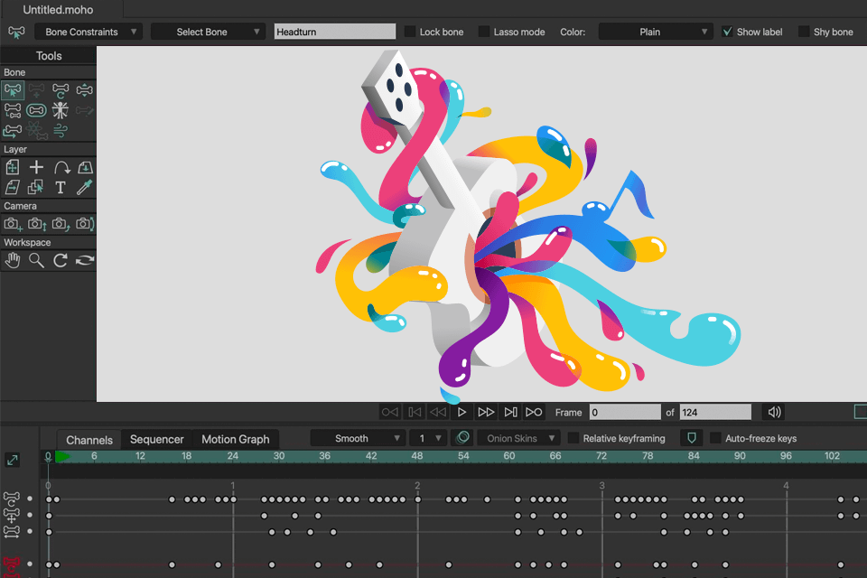 moho software to draw cartoons