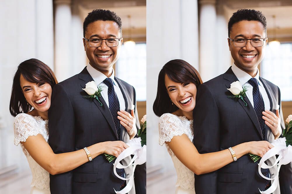 photos process Services List Adding hair volume