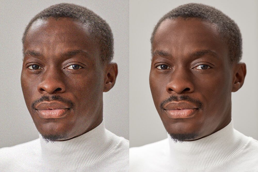 image retouching services Noise reduction