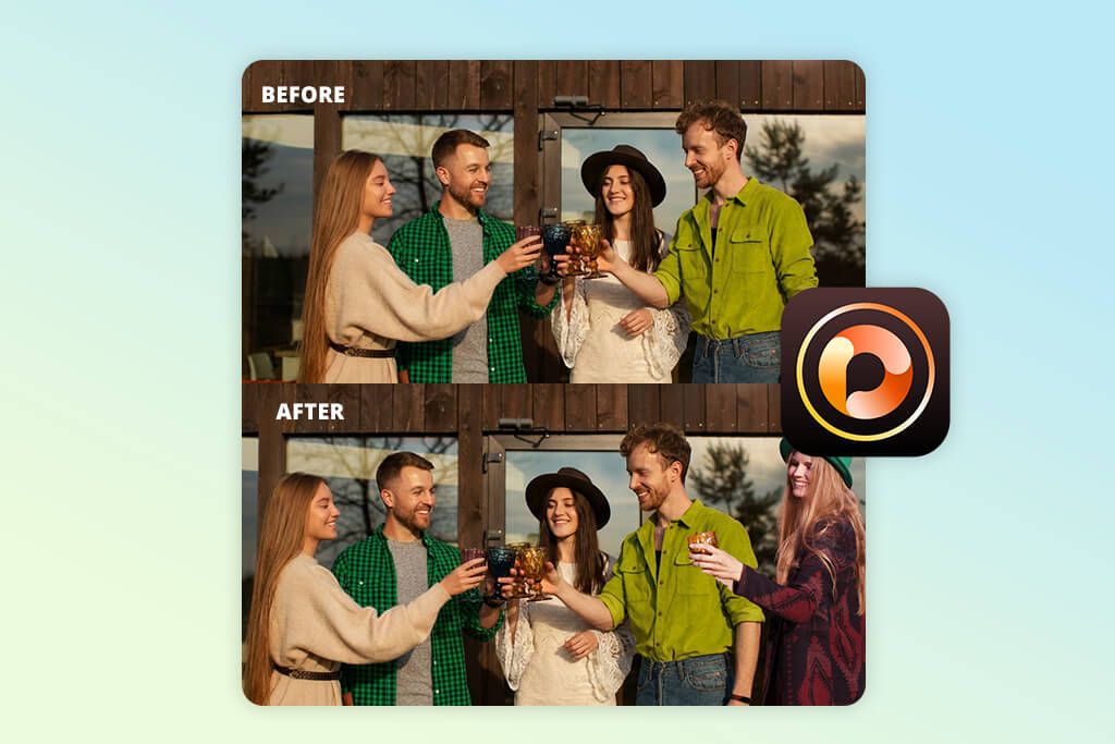 photodirector add a person to a photo app