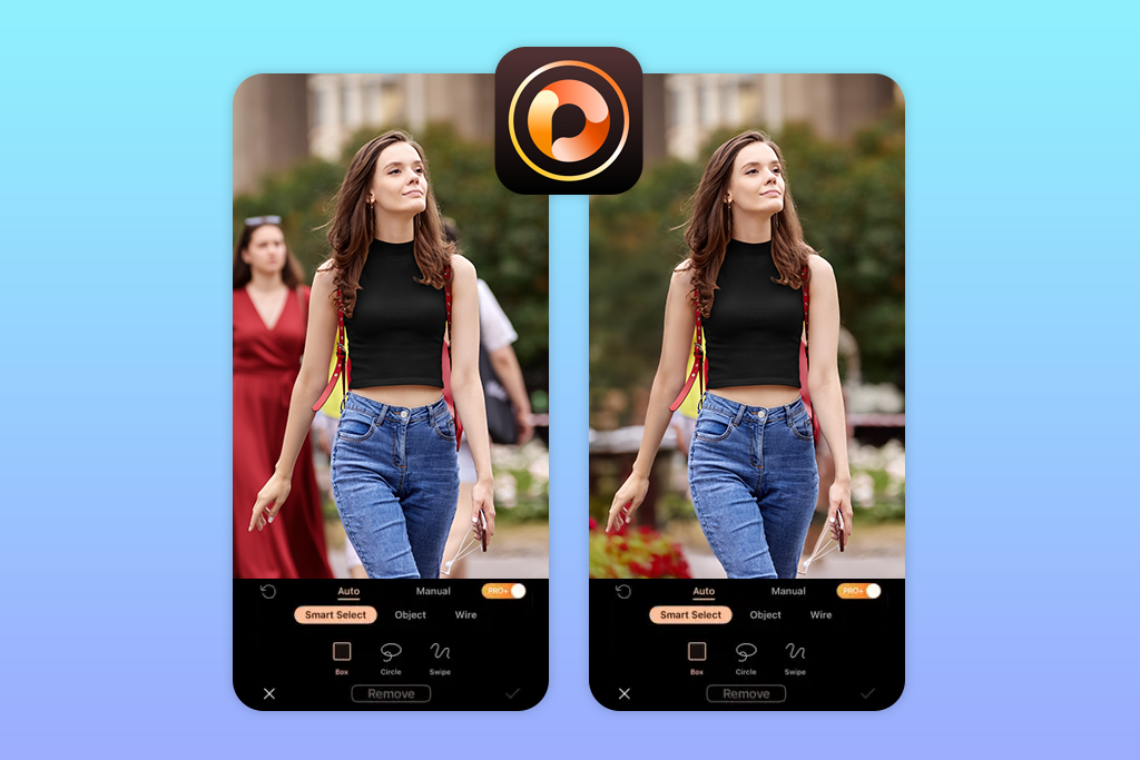 photodirector remove people from photos app