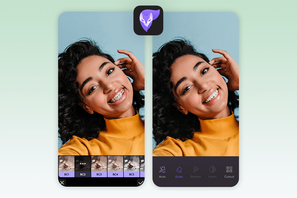 photoleap no braces filter