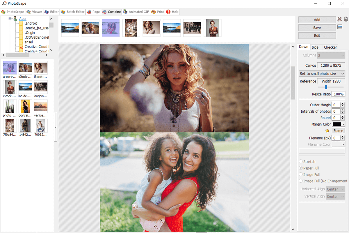 photoscape x photo editing software for photographers interface