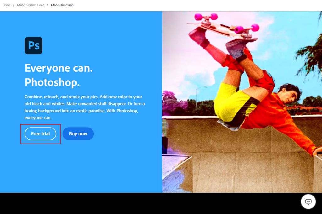 how to download photoshop trial