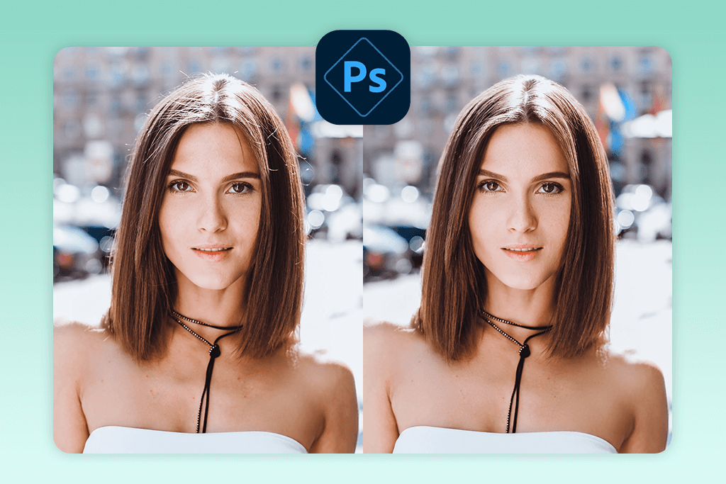 photoshop on iphone flyaway hair editor