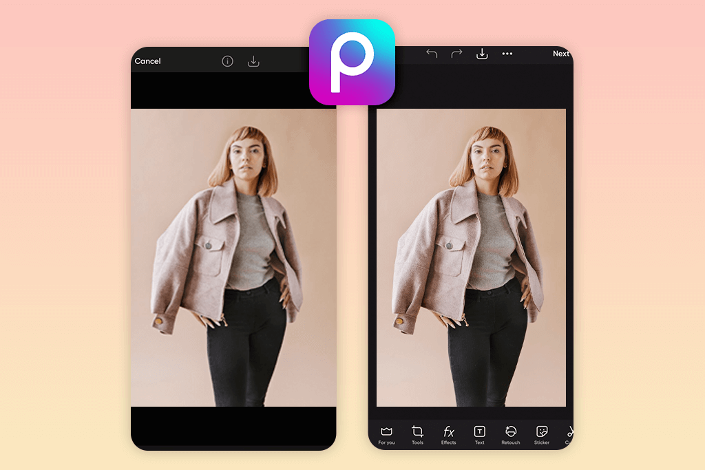 picsart app interface