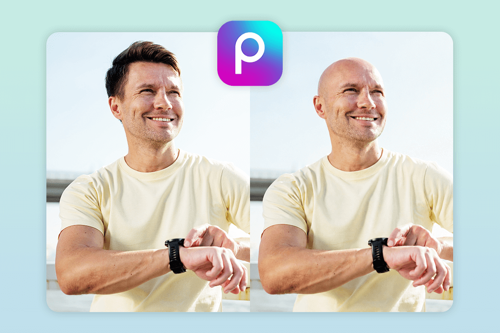 picsart bald filter app