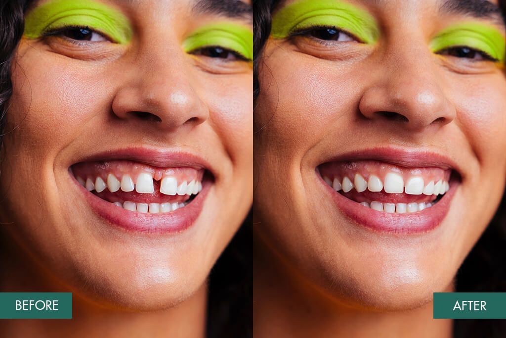 portrait retouching service example