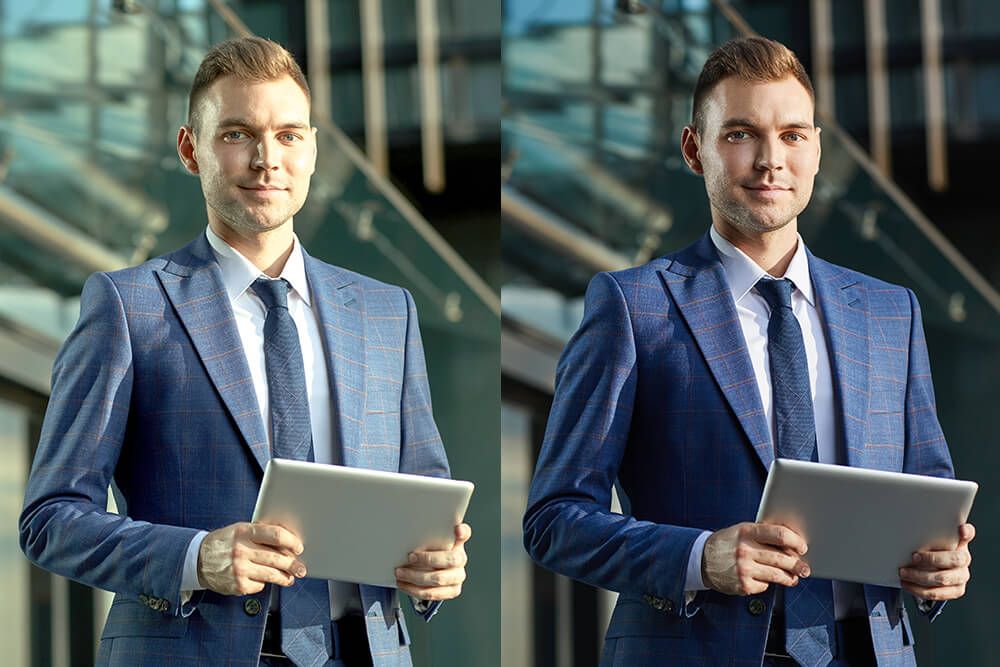 wedding photography post production services Light correction