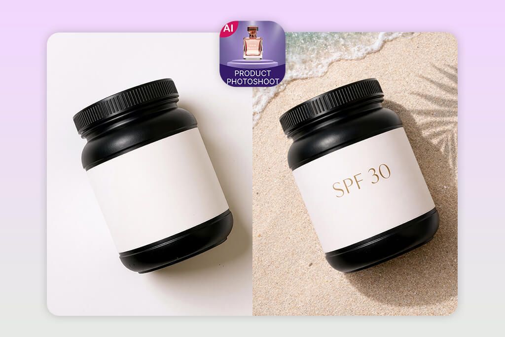 product photo editor ai mockup app for product photography