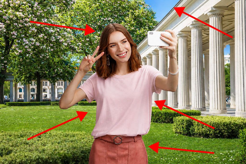 professional photo merge example
