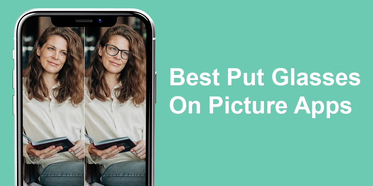 put glasses on picture app