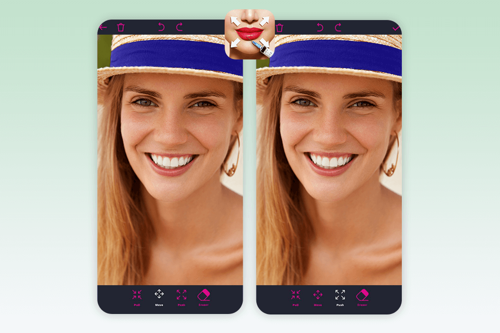 rhinoplasty lips editor lip plumper app