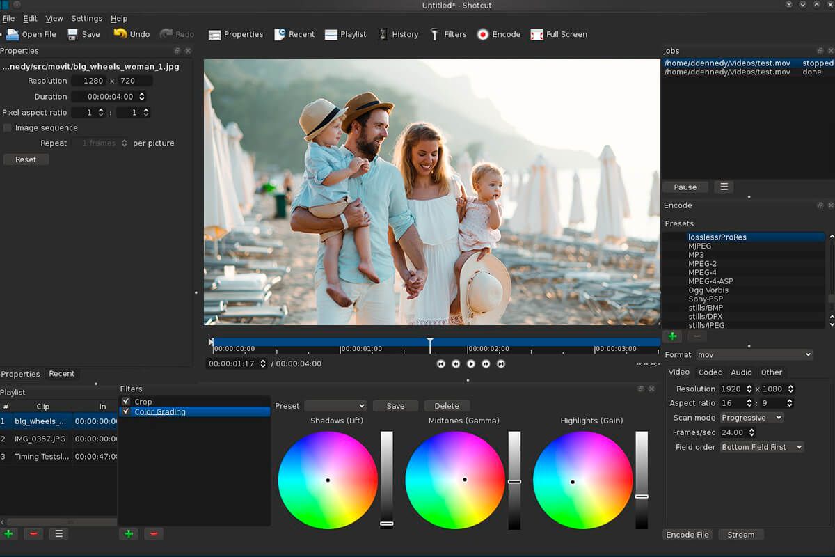 shotcut free video editor