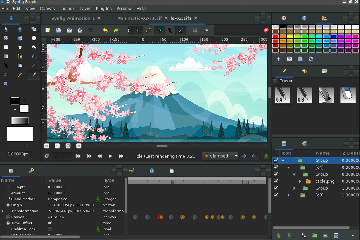 synfig studio animation software for anime