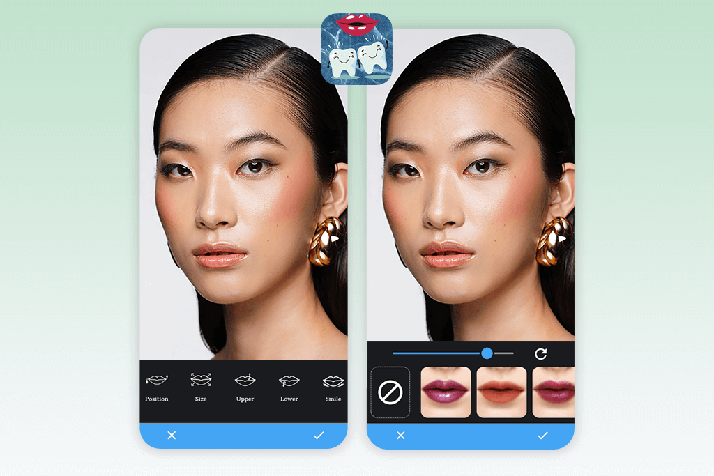 teeth whitener lips plumper lip plumper app