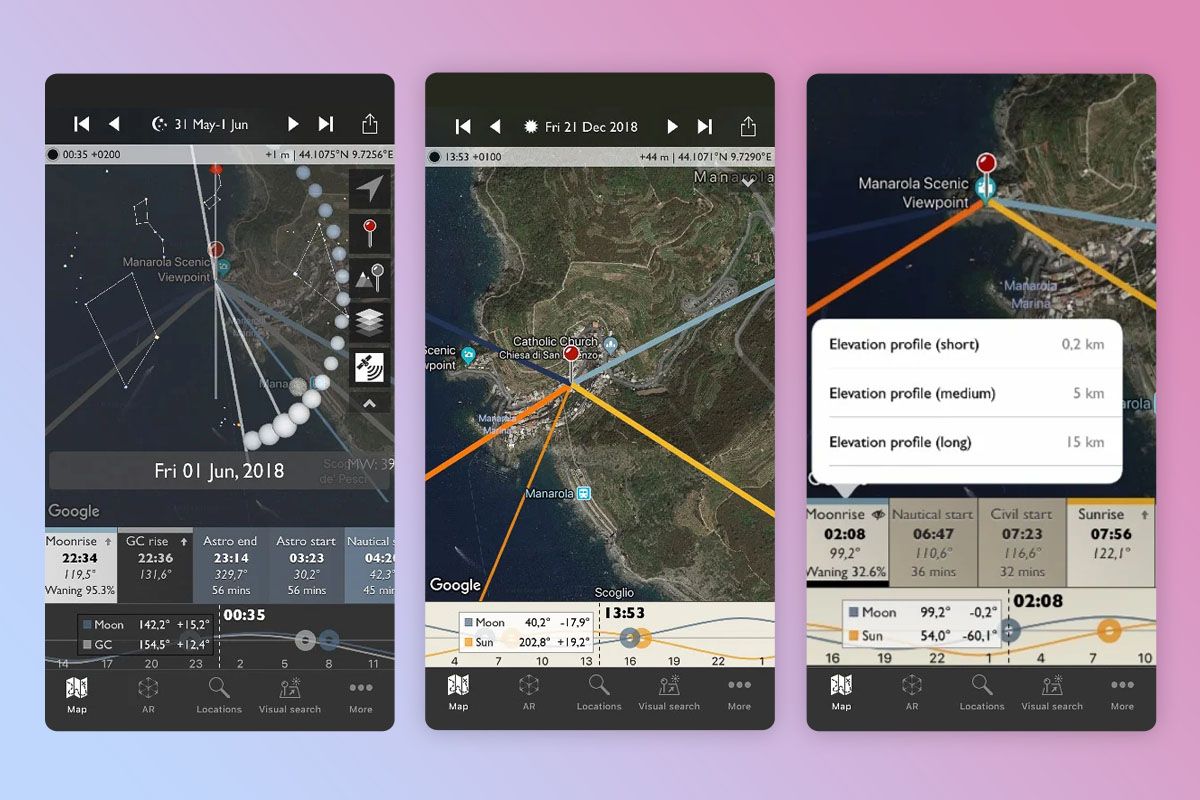 the photographer’s ephemeris photographers app