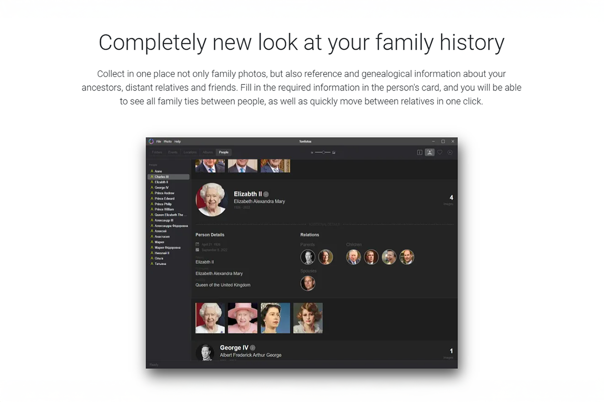 tonfotos free photo management software