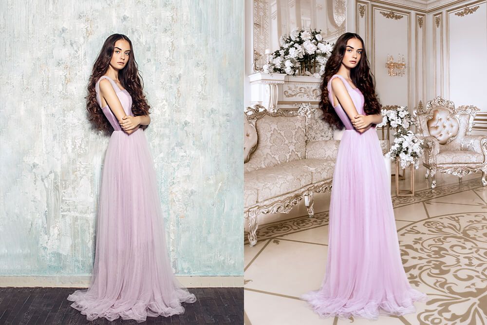 wedding photo edit Services Backdrop replacement