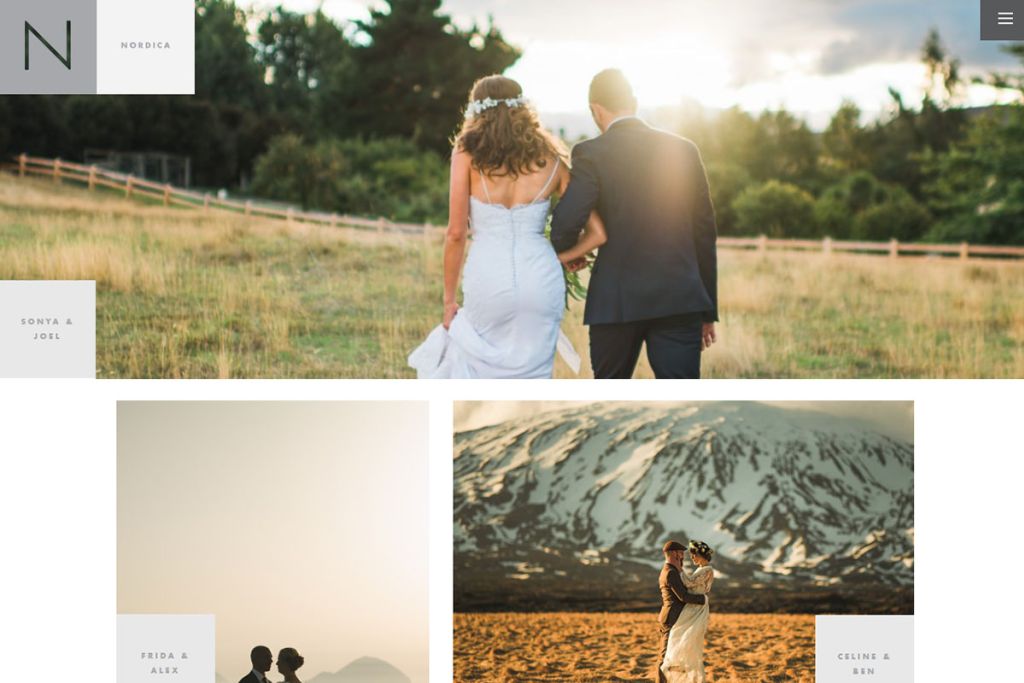 Discover the best wedding photography websites of the moment